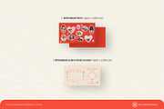 YouTube Branding Kit - Coquette Love, a Social Media Template by KloudCanvas (Thumbnail 4 of 7)