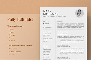 Resume/CV - The Macy