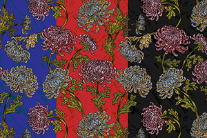 Vintage Chrysanthemum Maximalist