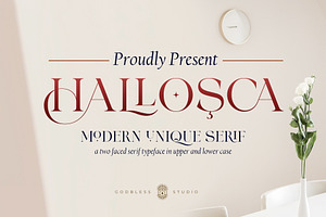 Hallosca Serif Typeface