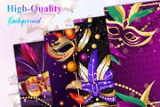 Mardi Gras Background, a Background Graphic by Digital Studio (Thumbnail 2 of 5)