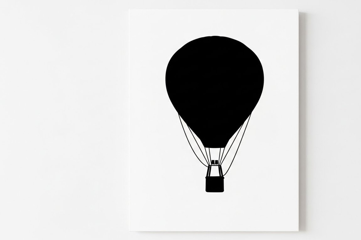 hot air balloon silhouettes, an Illustration by Amazin_art (Photo 30 of 31)