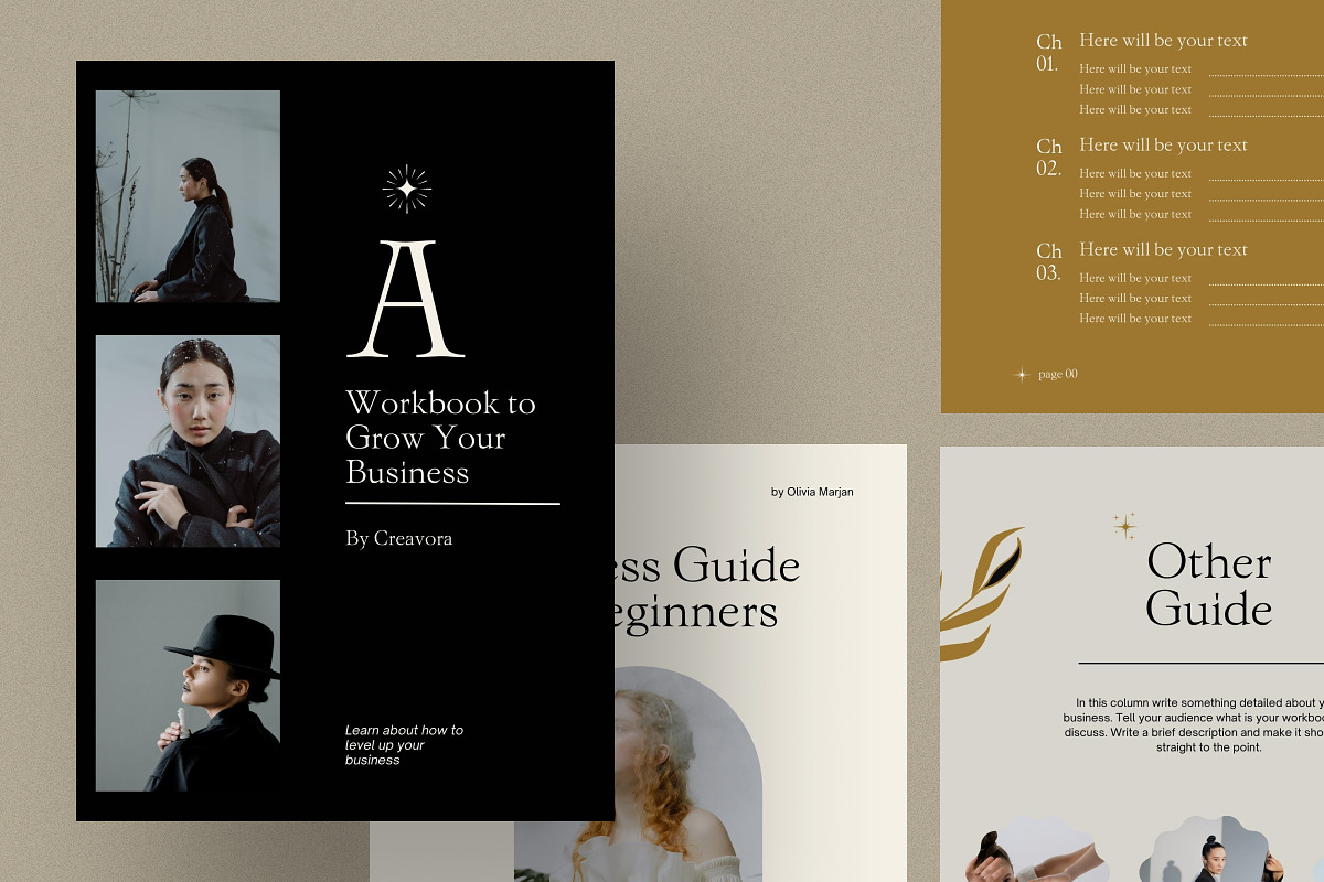 Firae - Workbook Template, a Magazine Template by Creavora (Photo 12 of 15)