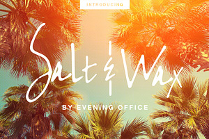 Salt & Wax | Handwritten Font