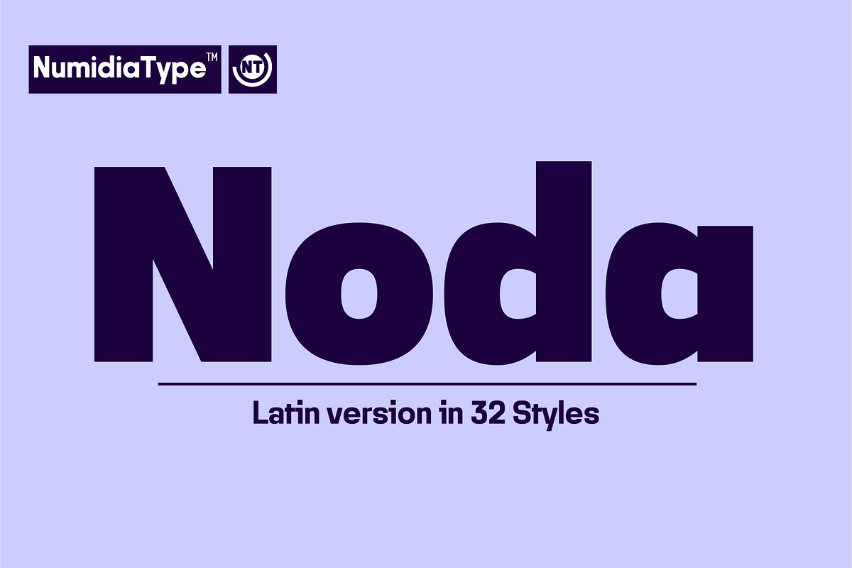 Noda, a Sans Serif Font by NumidiaType (Photo 1 of 8)
