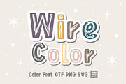 Wire Color OTF PNG SVG, a Symbol Font by DREAMs Soul G. (Thumbnail 1 of 5)