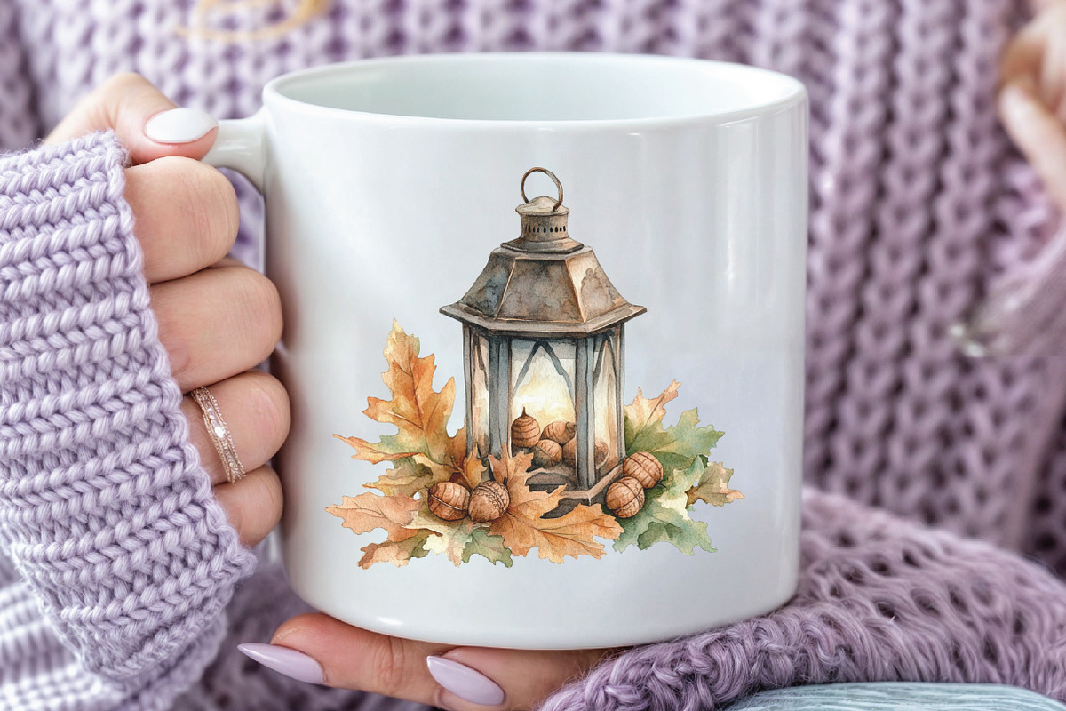 Watercolor Hello Autumn Clipart, an Illustration by CraftArtStudio (Photo 4 of 6)