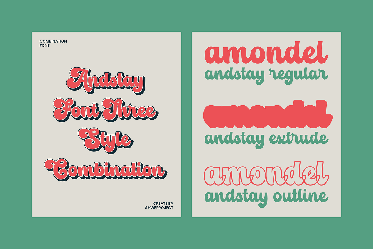 Andstay, a Script Font by ahweproject (Photo 7 of 13)