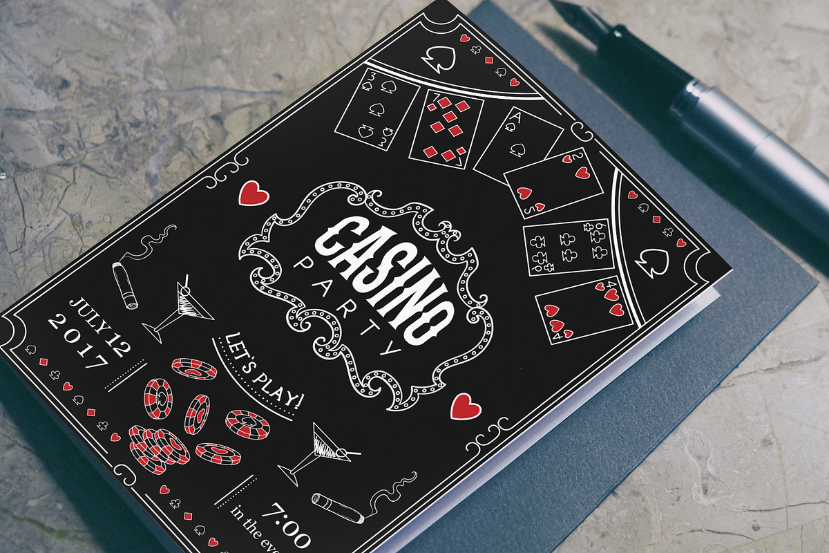 Casino party, a Decorative Illustration by kateja (Photo 10 of 11)