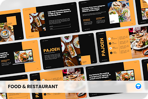 Pajoeh - Food & Restaurant Keynote, a Presentation Template by SquidPixey