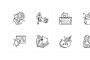 Podcast and Communication Icons, an Outline Icon by Vectors Market (Thumbnail 10 of 10)