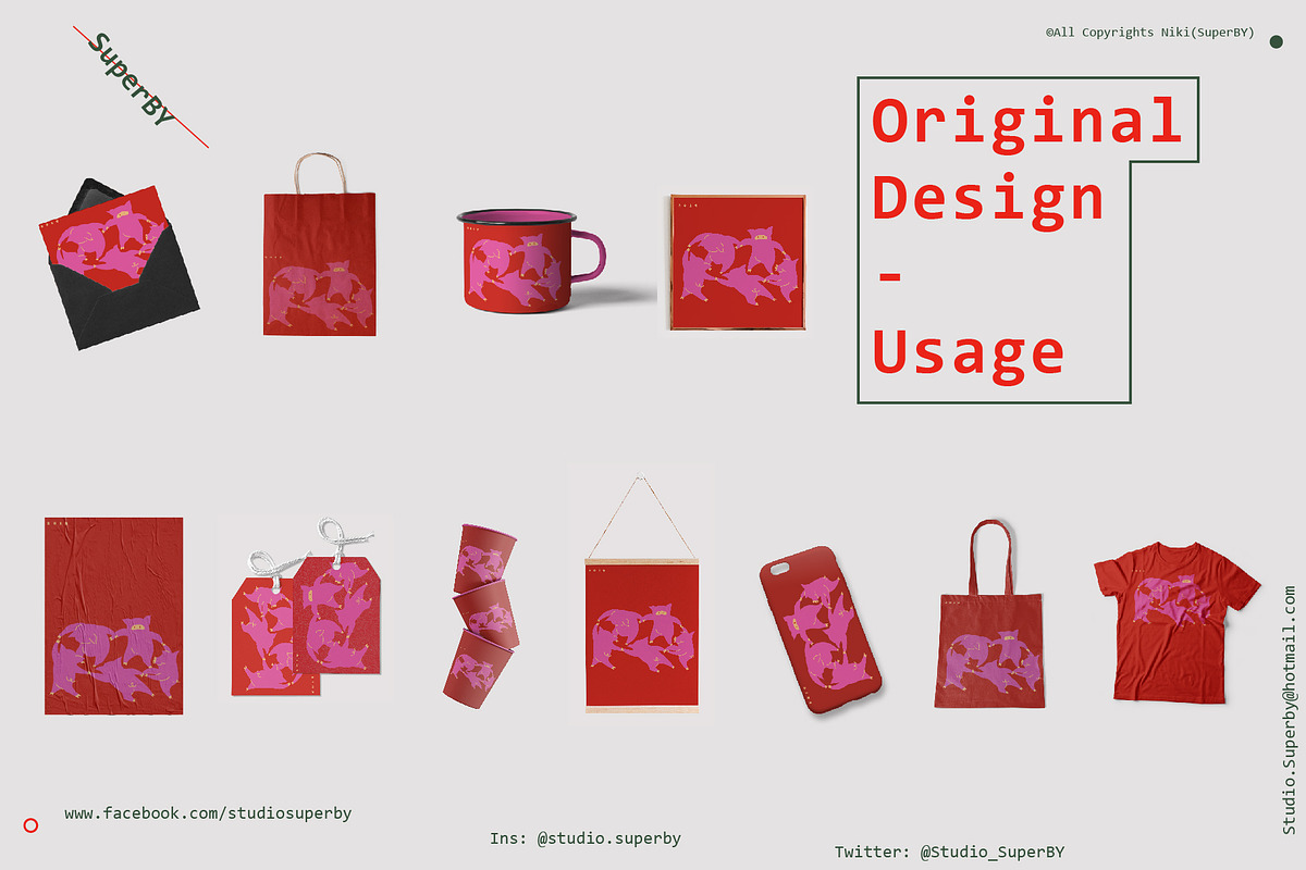 Printable Prints Cards Holidays Art, a Card Template by SuperBY Market (Photo 2 of 4)