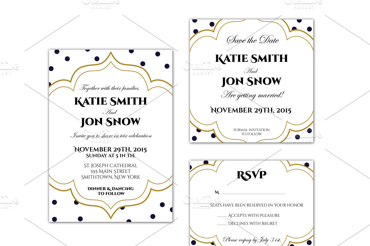 Elegant Modern Invite, an Invitation Template by Does She Even Doodle (Photo 1 of 2)