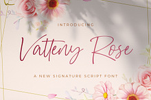 Vatteny Rose - Signature Script Font