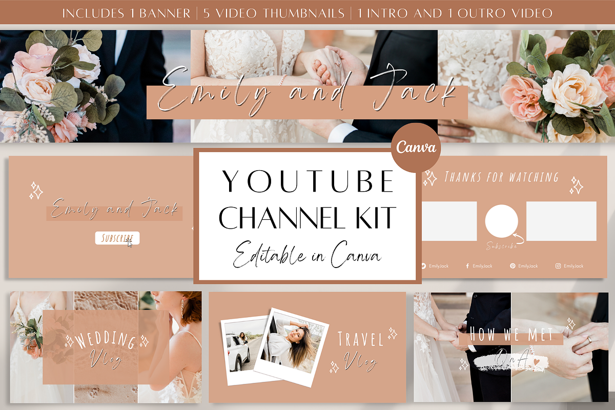 YouTube Branding Kit Canva