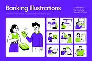 Animated Bank and Banking, a Finance Illustration by Vectors Market (Thumbnail 1 of 5)