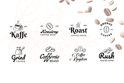Coffee Logo Builder 100+ Variations, a Branding & Logo Template by Bunichi (Thumbnail 2 of 9)