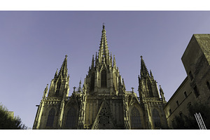 Majestic cathedral of the holy cross, an Architecture Photo by Media Whale Stock