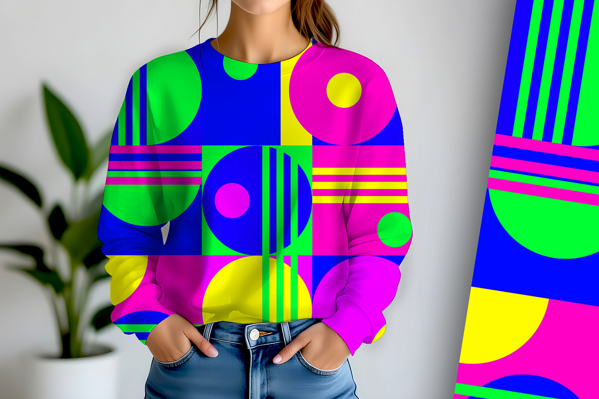 Geometric in Bold Color, a Pattern Graphic by Sharon Schwalbe (Photo 3 of 6)
