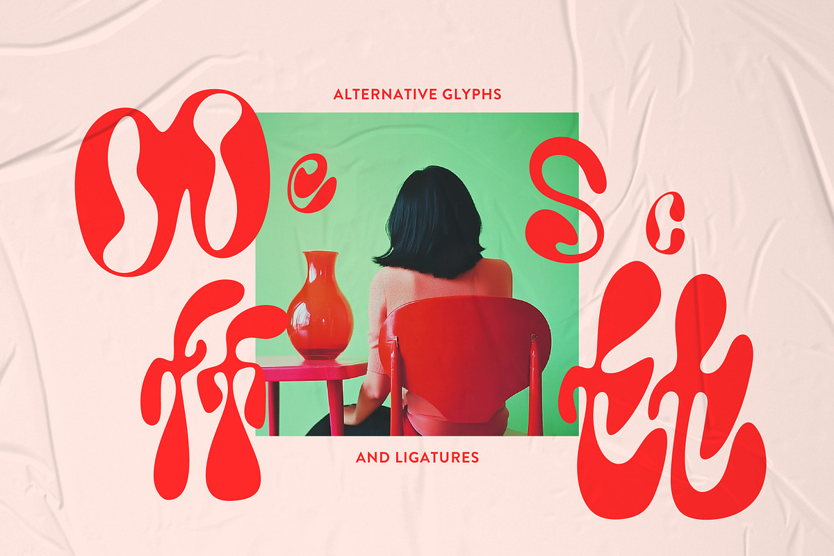 Gloopie Abstract Handwritten Font, a Handwritten Font by Struvictory.art (Photo 5 of 8)
