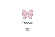 Coquette Pencils Bows Collection, an Education Illustration by JulzaArt (Thumbnail 11 of 11)