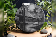 Brooklyn Bridge River NYC Landscape, a Background Graphic by LaseredNinja (Thumbnail 4 of 7)