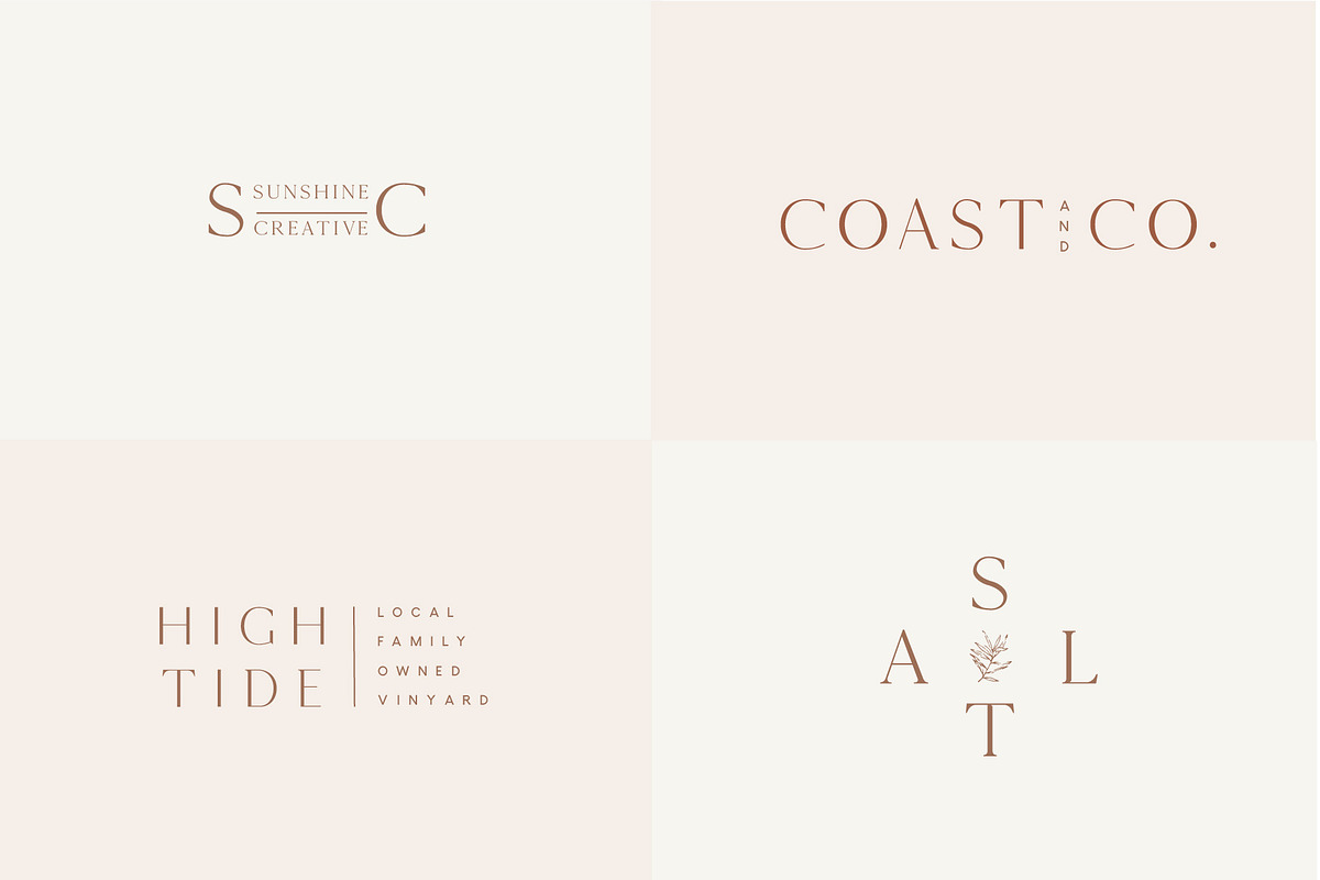 Feminine Logo Bundle, a Branding & Logo Template by Tropical Type (Photo 5 of 15)