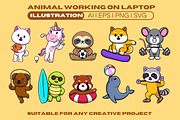 Cute Animal Sport Pack Cartoon, a Sport Illustration by Artstorystudio (Thumbnail 1 of 11)