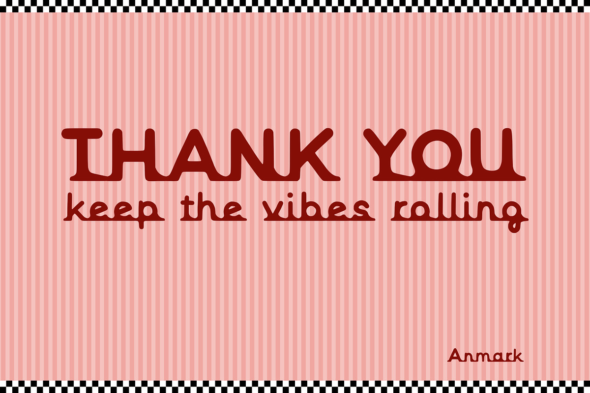 Lucky Stop Display Retro Vibe Font, a Sans Serif Font by AnMark (Photo 11 of 11)