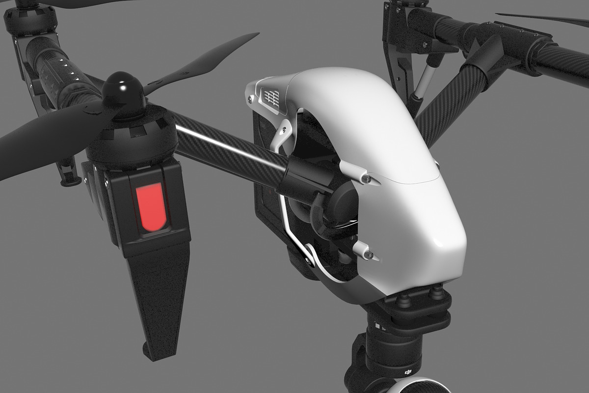 DJI Inspire 1 quadcopter, an Object 3D Model by arapps3d (Photo 9 of 17)