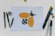 Sweet Honey Bee Insect Nature Logo, a Branding & Logo Template by jongcreative (Thumbnail 2 of 3)