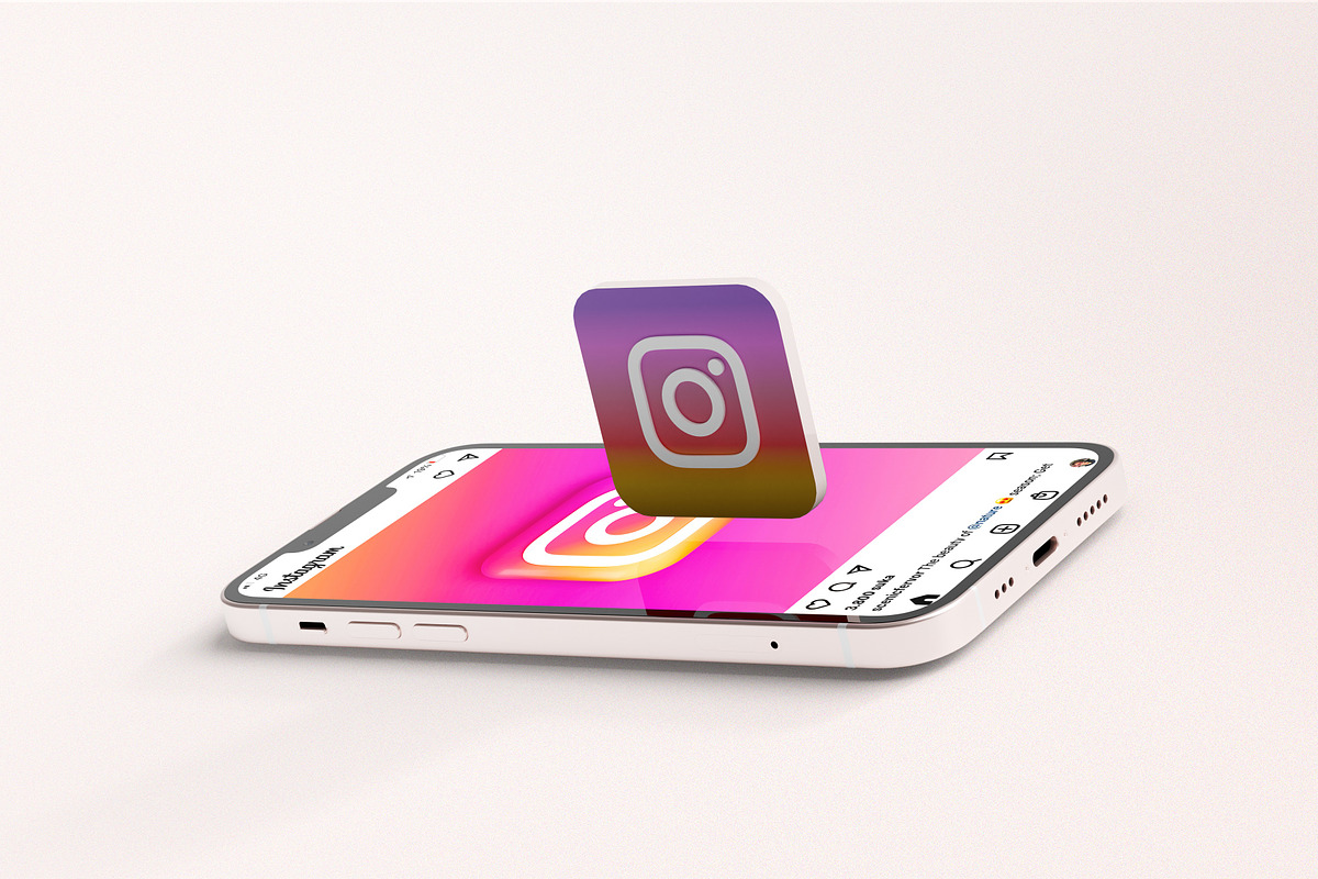 iPhone 13 Mockup Icon Medial Sosial, an iPhone Mockup by 2M GRAPHICS DESIGN (Photo 2 of 9)