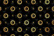 Celestial Gold Mystic Digital Paper, an Illustration by Digital Curio (Thumbnail 6 of 7)