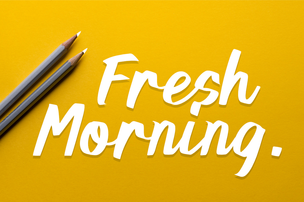 Questag - Brush Scirpt Font, a Script Font by Bayuktx (Photo 6 of 8)