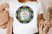Easter Bunny Stained Glass Clipart, an Illustration by SVGArt (Thumbnail 9 of 9)