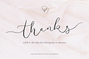 Amelie - Chic & Elegant Script Font, a Script Font by SilverStag Type Foundry (Thumbnail 22 of 23)