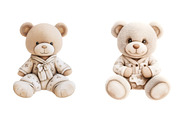 Watercolor Teddy Bear Clipart, an Illustration by SinaCreation (Thumbnail 5 of 11)