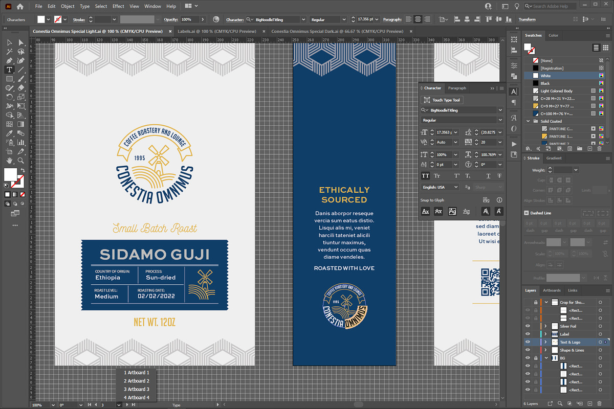 Conestia Omnimus Special Coffee Bag, a Marketing Template by fisihsani (Photo 8 of 8)