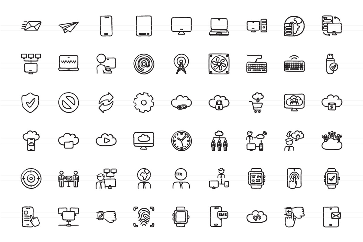 2100 Hand drawn vector icons, an Outline Icon by Visual Generation (Photo 36 of 43)