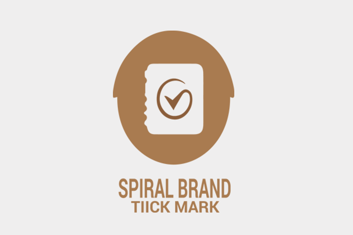 Spiral Tick Mark Logo (Four in One), a Branding & Logo Template by erikadesign (Photo 2 of 5)