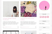 The Jasmine Feminine Wordpress Theme, a WordPress Template by angiemakeswebsites (Thumbnail 2 of 5)
