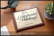 Certificate Mockup - 4 PSD Files, a Merchandise Mockup by Muhazdinata (Thumbnail 7 of 9)