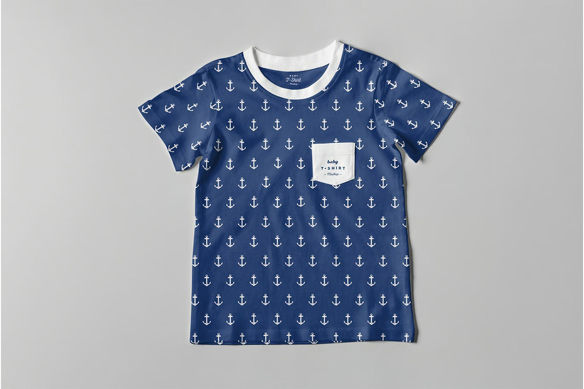 Baby T-Shirt Mock-up, a Shirt Mockup by zippypixelstudio (Photo 2 of 9)