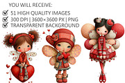 Valentine Fairy Clipart Bundle, an Illustration by Pixels.Craft (Thumbnail 2 of 5)