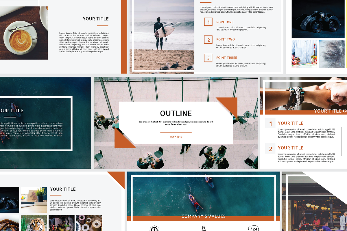OUTLINE Powerpoint Presentation, a Presentation Template by Outline Design (Photo 1 of 7)