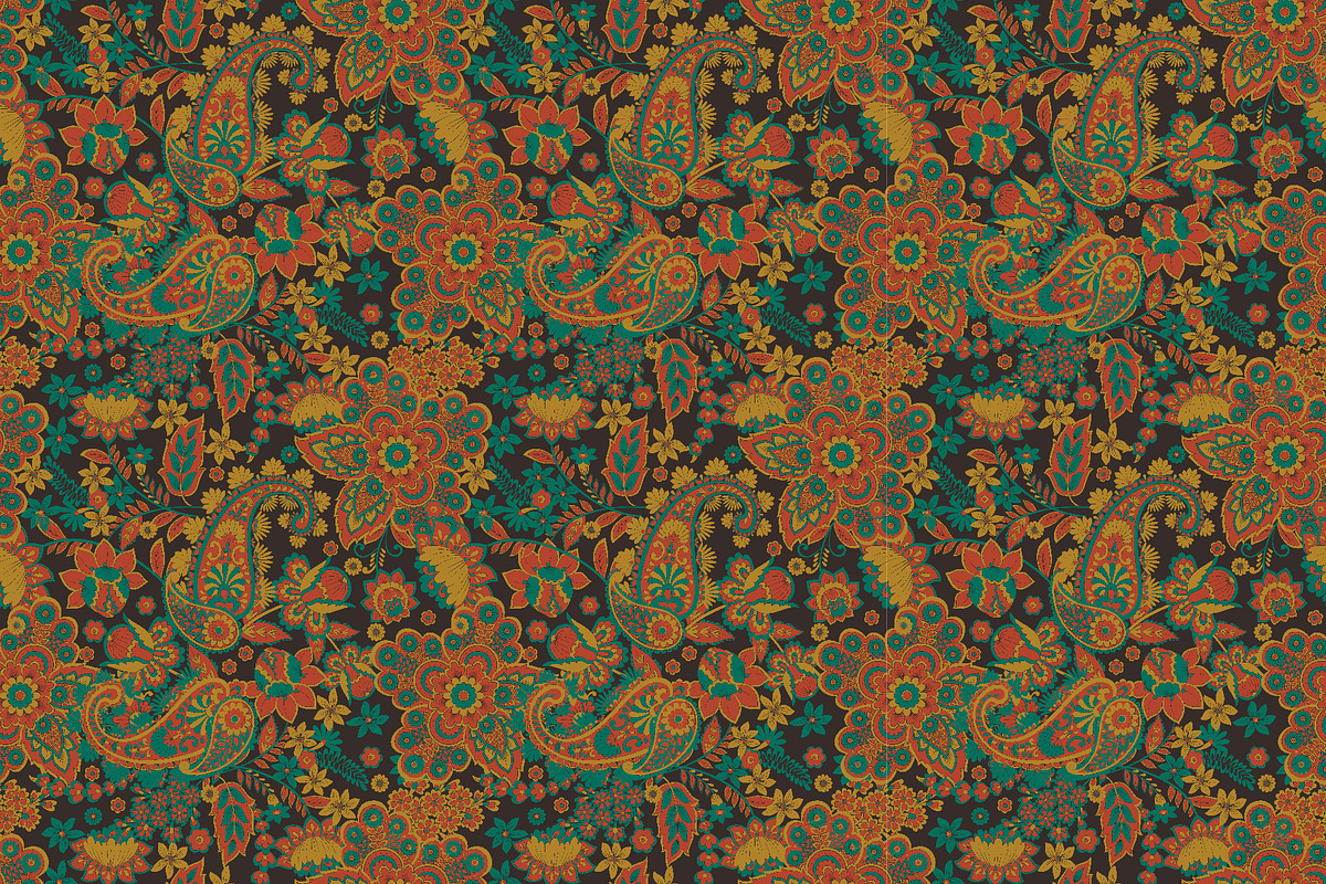 Paisley seamless patterns, a Pattern Graphic by antalogiya (Photo 4 of 5)