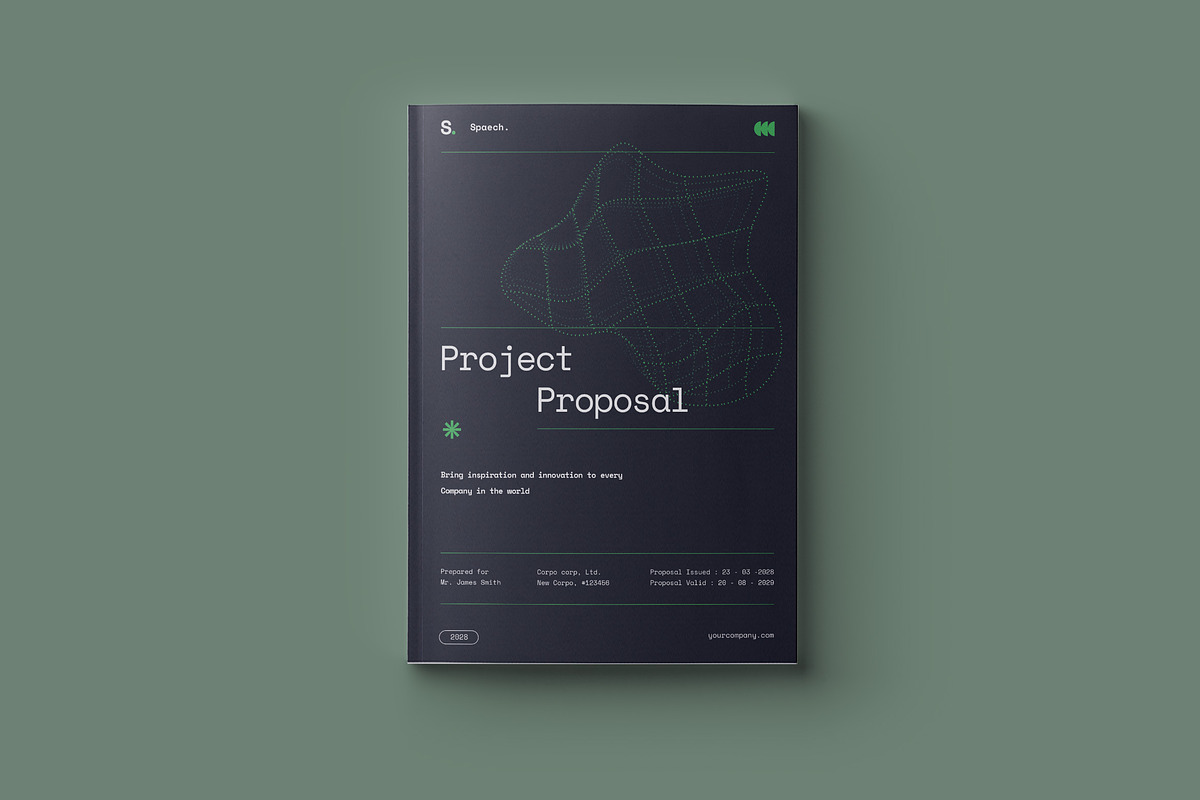 Business Project Proposal - Spaech, a Brochure Template by fakhroo (Photo 1 of 10)