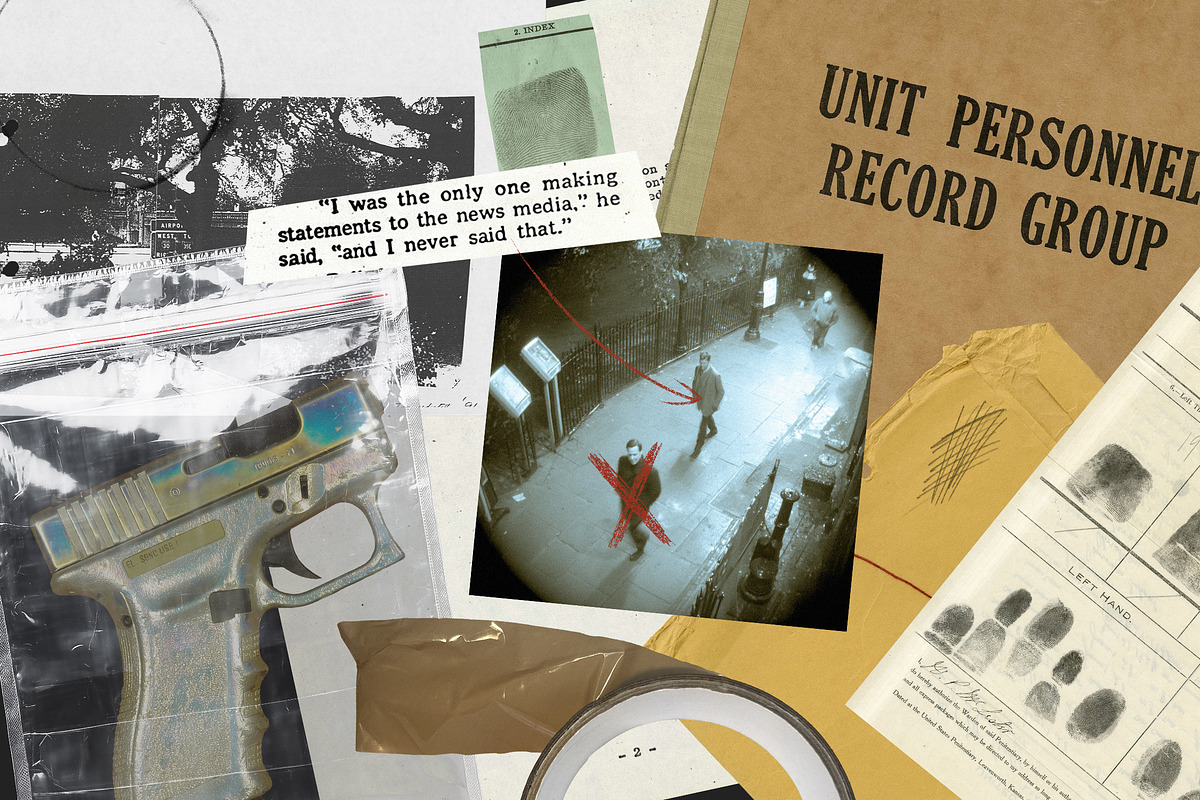 Criminal Bureau Collage Kit, an Object Graphic by Freezerondigital (Photo 14 of 18)