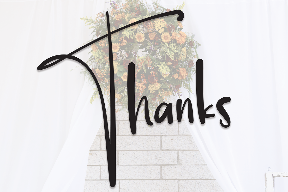 Backdrop | Script Font, a Script Font by Scratchones (Photo 2 of 8)