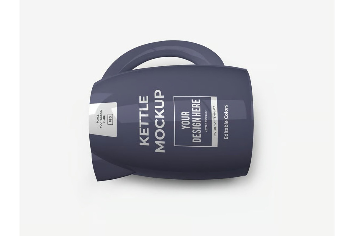 Modern Kettle Mockup Template Set, a Household Mockup by DesignRushMarket (Photo 2 of 11)